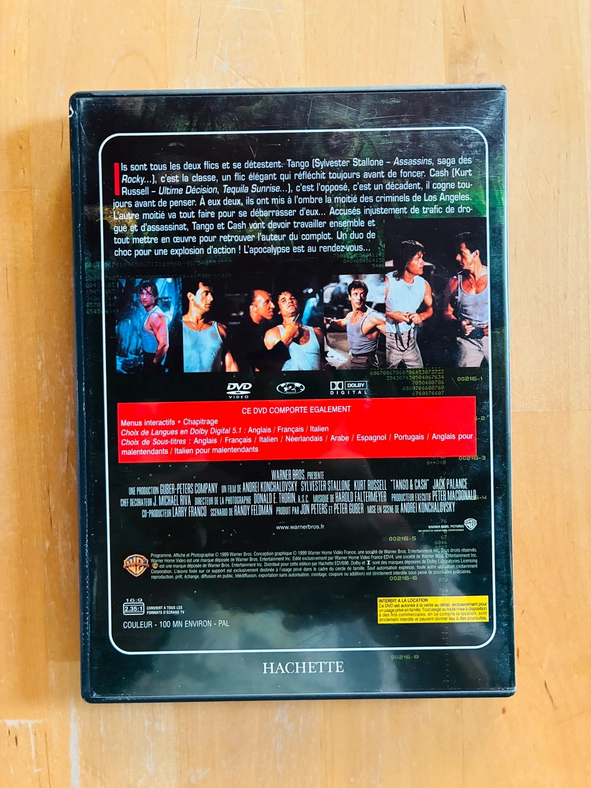 DVD Tango & Cash Sylvester Stallone Kurt Russell. – photo 3